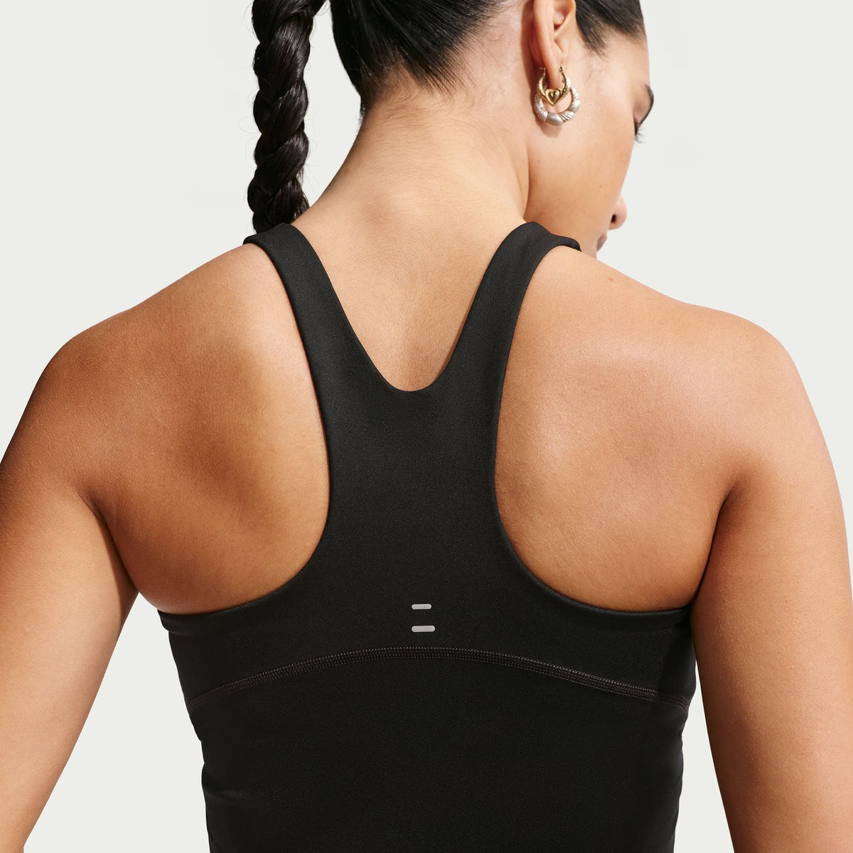 Nike Tempo Women Medium-Support Cropped Sports Bra Tank product image 4, provided for visual reference and product detail