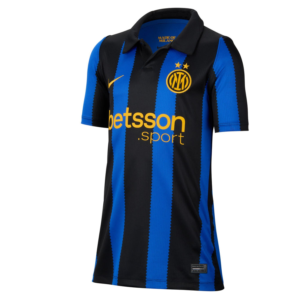 Nike Inter Milan 2026/27 Stadium Home Big Kids' Dri-FIT Soccer Replica Jersey product image 1, provided for visual reference