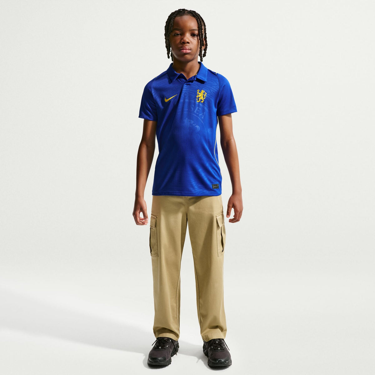 Nike Chelsea FC 2026/27 Stadium Home Big Kids' Nike Dri-FIT Soccer Repica Jersey product image 1, provided for visual