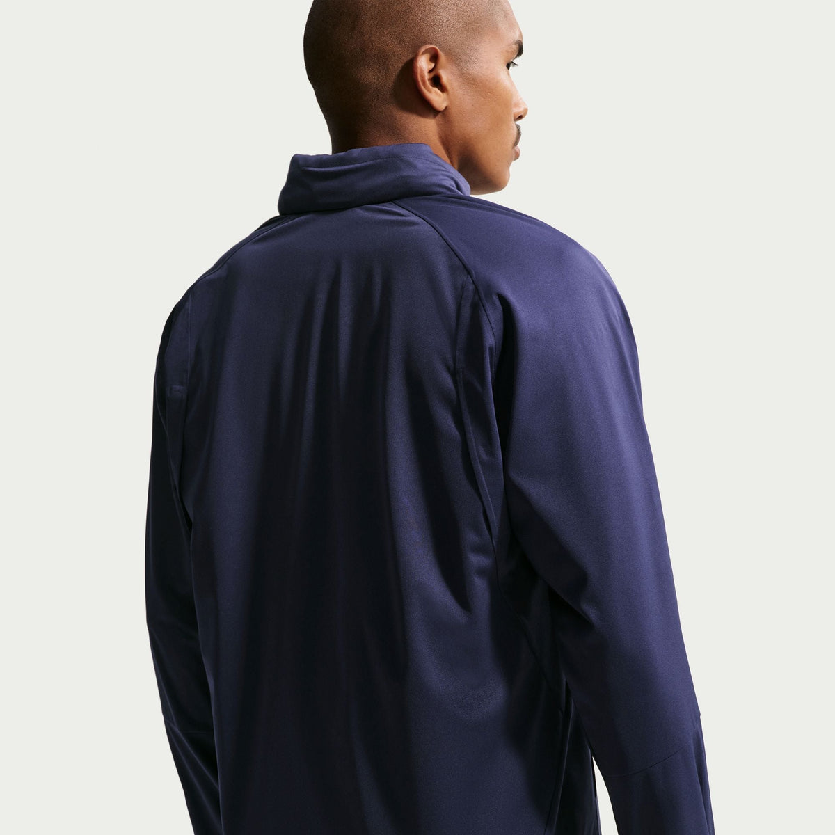 Nike FC Barcelona Strike Shield Men Nike Soccer Hooded Rain Jacket product image 2, provided for visual reference and