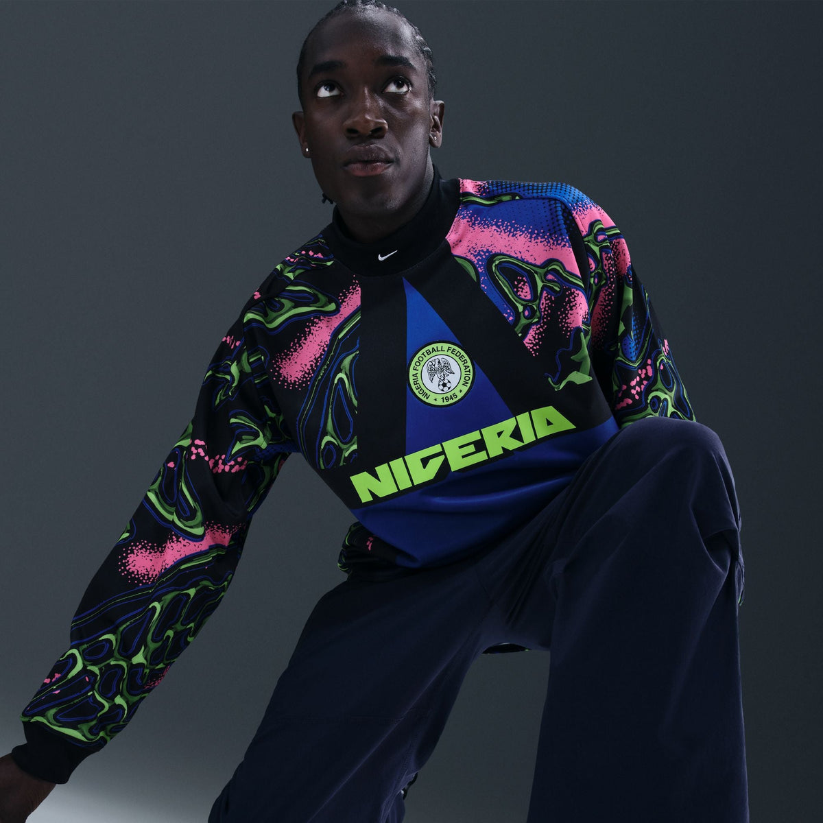 Nike Nigeria Hollywood Men Keepers Jersey product image 5, provided for visual reference and product detail review