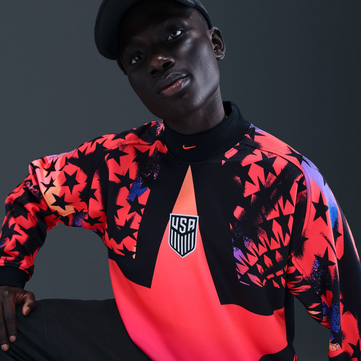 Nike USA Hollywood Men Keepers Jersey product image 5, provided for visual reference and product detail review