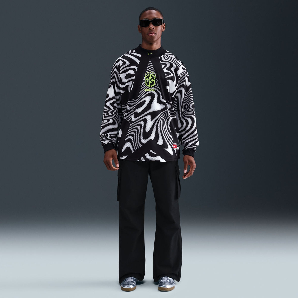 Nike Brazil Hollywood Men Keepers Jersey product image 1, provided for visual reference and product detail review