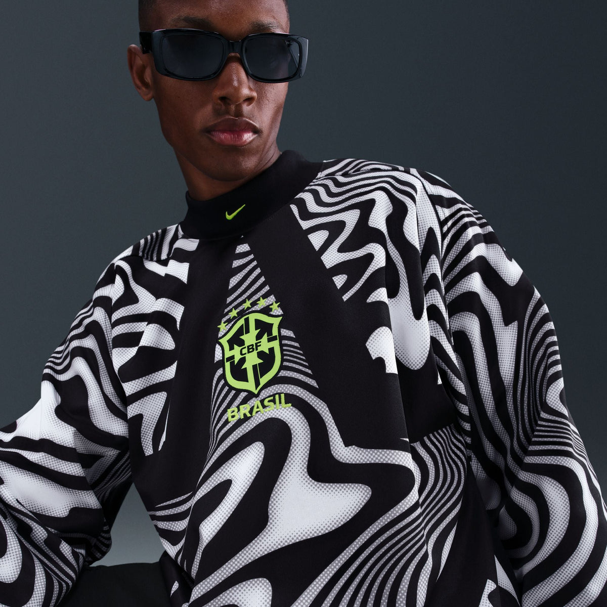 Nike Brazil Hollywood Men Keepers Jersey product image 5, provided for visual reference and product detail review