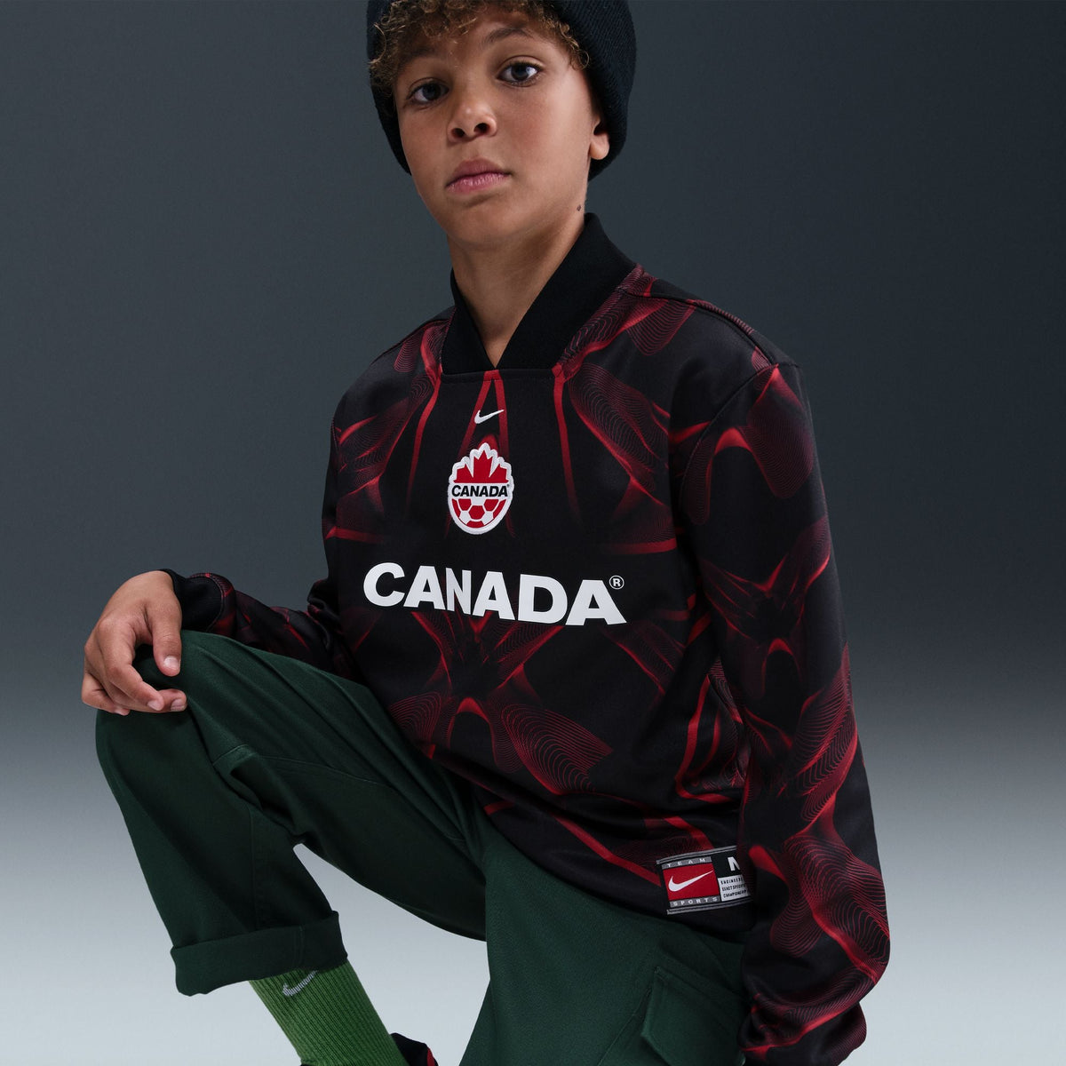 Nike Canada Hollywood Keeper Youth Jersey product image 5, provided for visual reference and product detail review