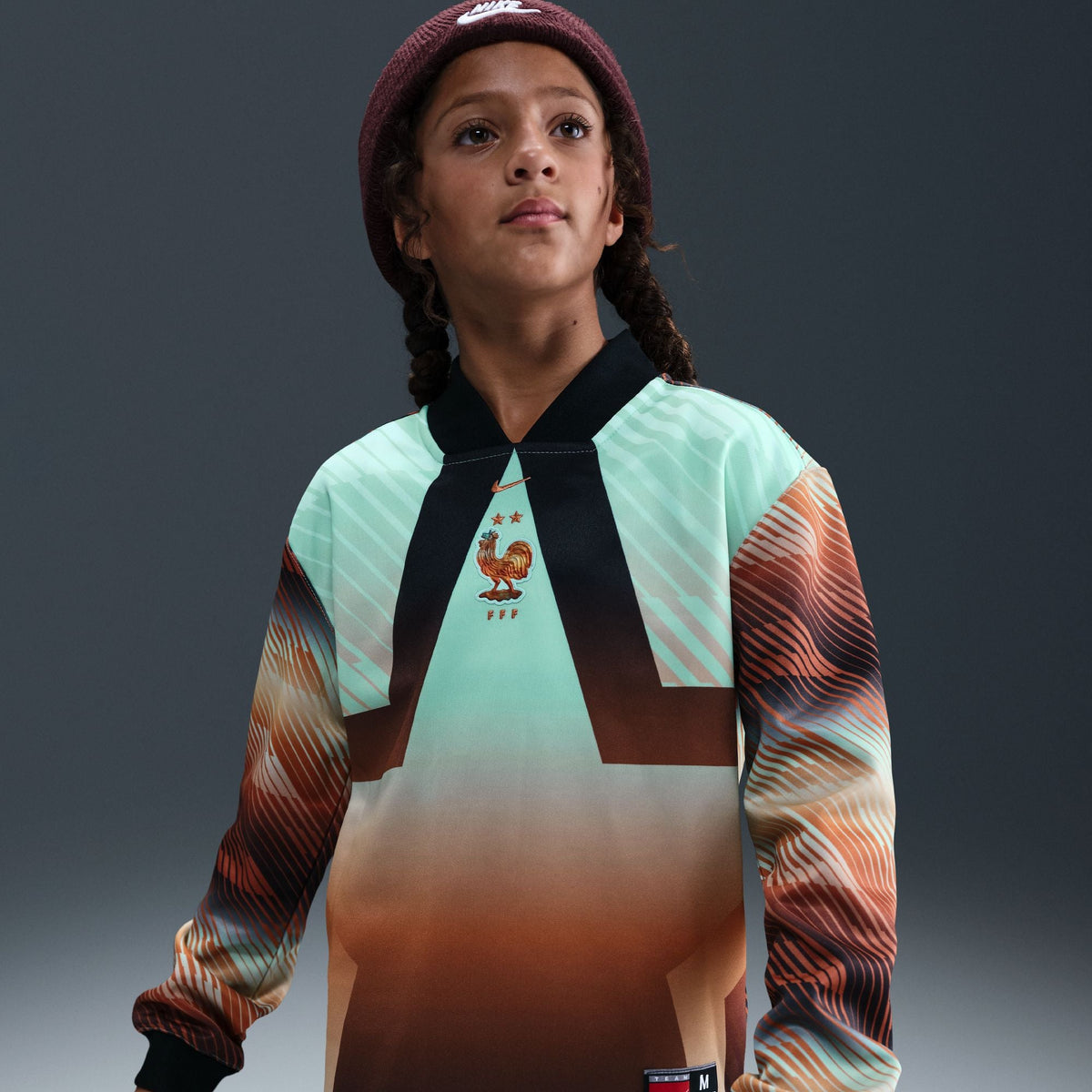 Nike France Hollywood Keeper Youth Jersey product image 3, provided for visual reference and product detail review
