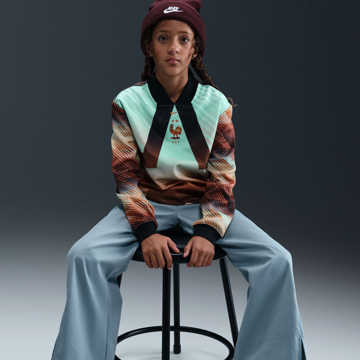 Nike France Hollywood Keeper Youth Jersey product image 5, provided for visual reference and product detail review