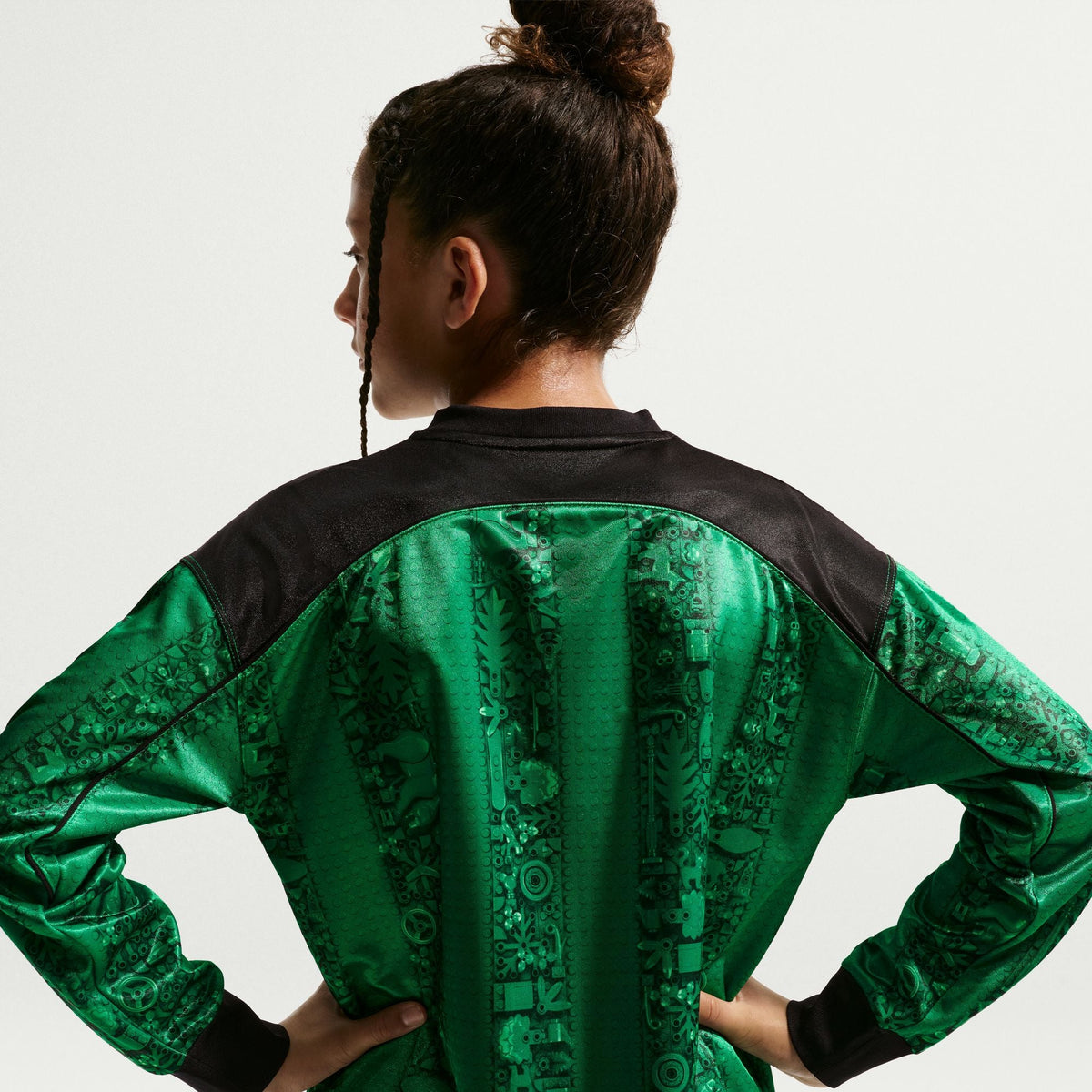 Nike x LEGO® Collection Big Kids' Soccer Goalkeeper Jersey product image 6, provided for visual reference and product detail