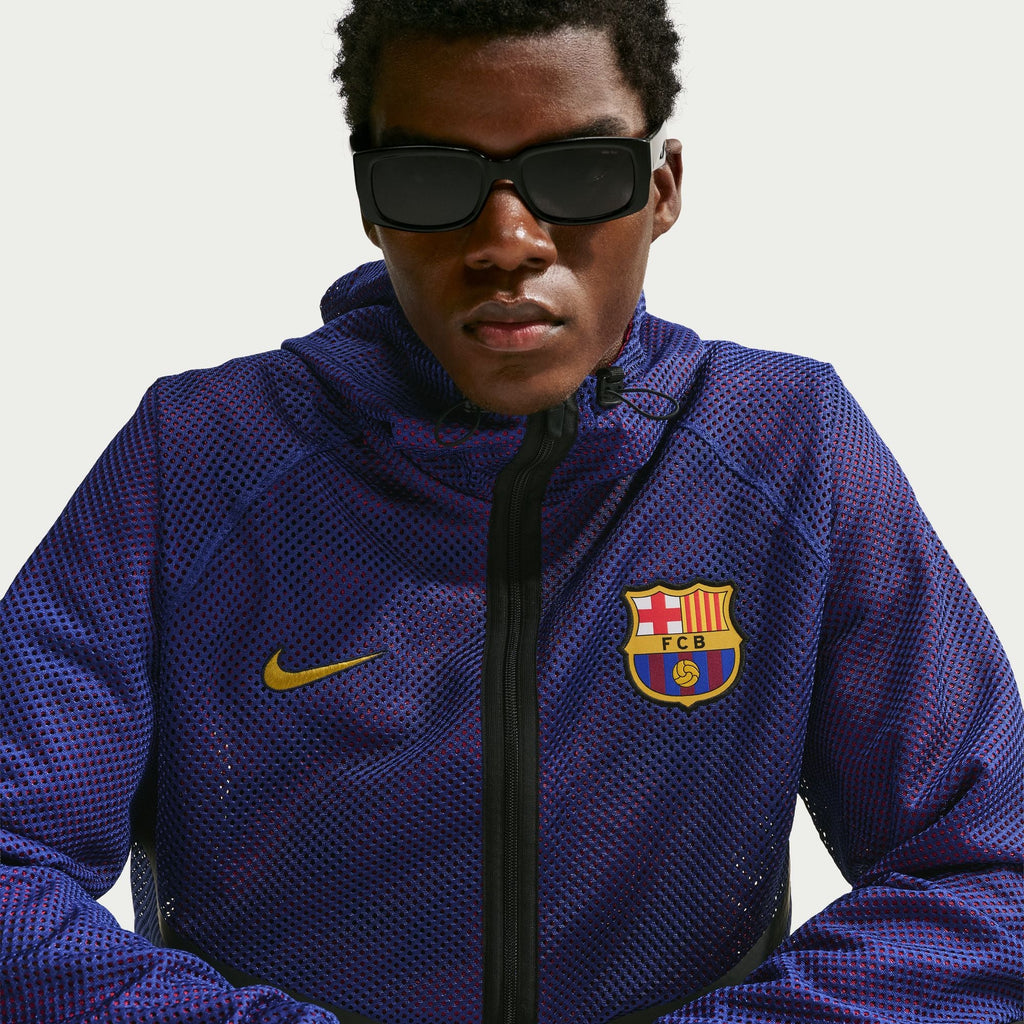 Nike FC Barcelona Men Nike Dri-FIT Soccer Anthem Jacket product image 5, provided for visual reference and product detail