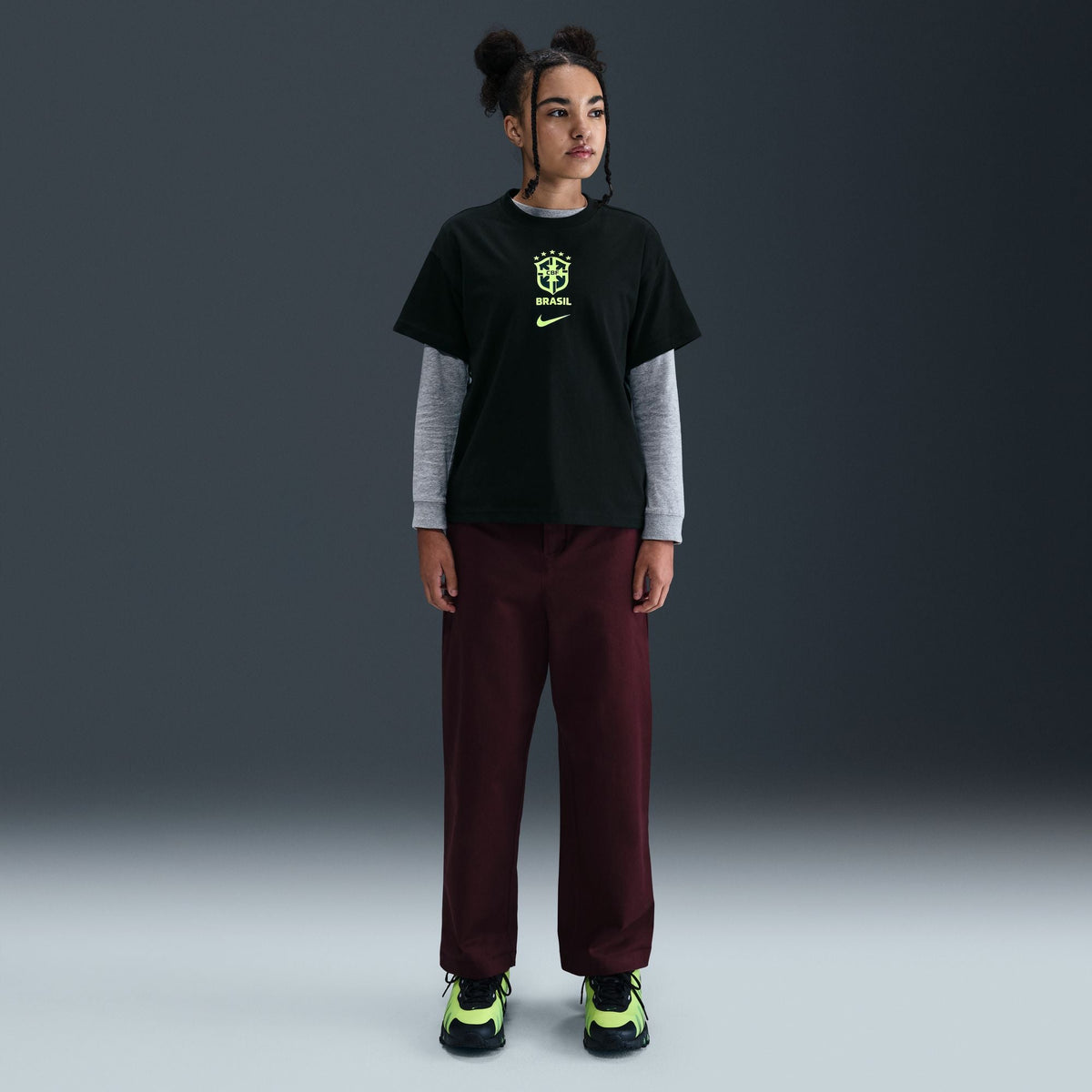 Nike Brazil Hollywood Keeper Youth T-Shirt product image 1, provided for visual reference and product detail review