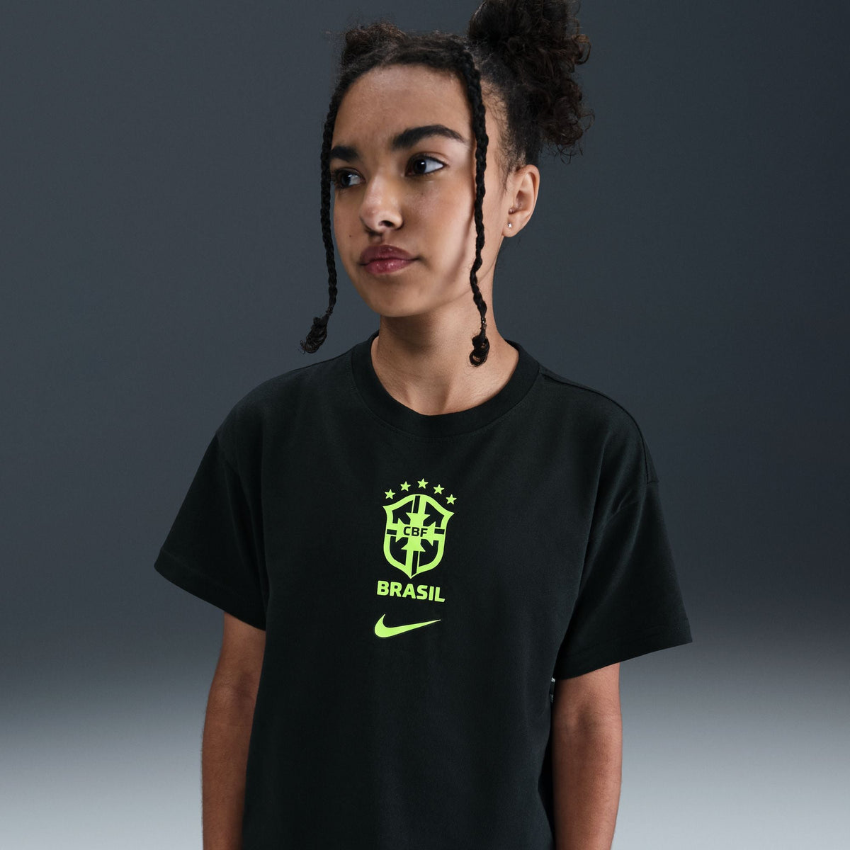 Nike Brazil Hollywood Keeper Youth T-Shirt product image 3, provided for visual reference and product detail review
