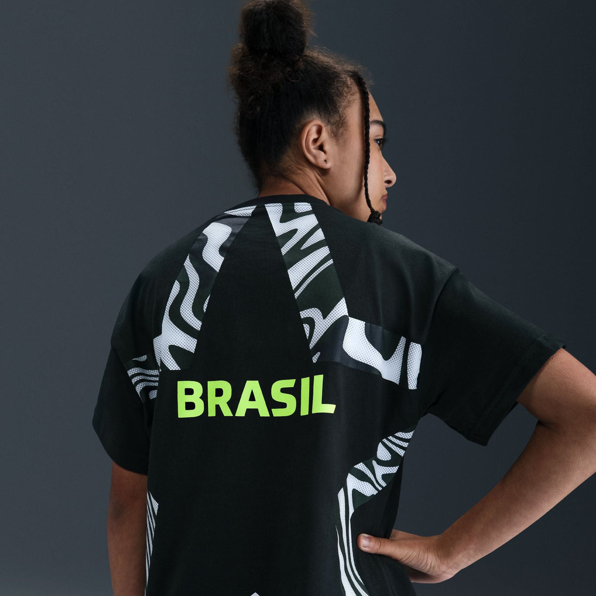 Nike Brazil Hollywood Keeper Youth T-Shirt product image 4, provided for visual reference and product detail review
