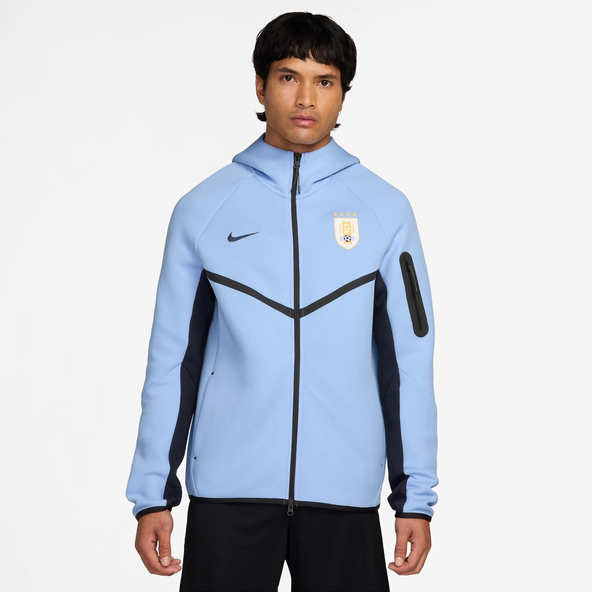 Nike Uruguay Tech Fleece Windrunner Men Nike Soccer Full-Zip Hoodie product image 1, provided for visual reference and
