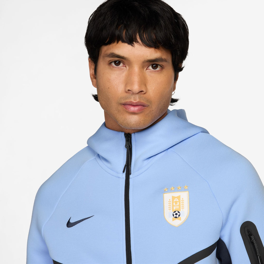 Nike Uruguay Tech Fleece Windrunner Men Nike Soccer Full-Zip Hoodie product image 3, provided for visual reference and