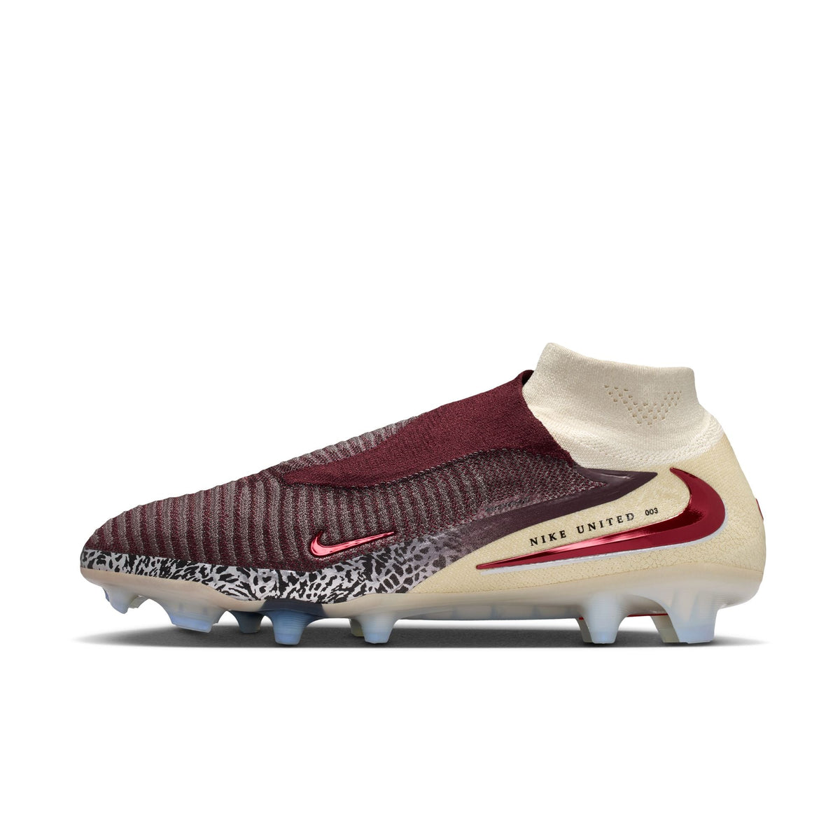 Nike United Phantom 6 High Elite Firm-Ground Soccer Cleats product image 1, provided for visual reference and product detail