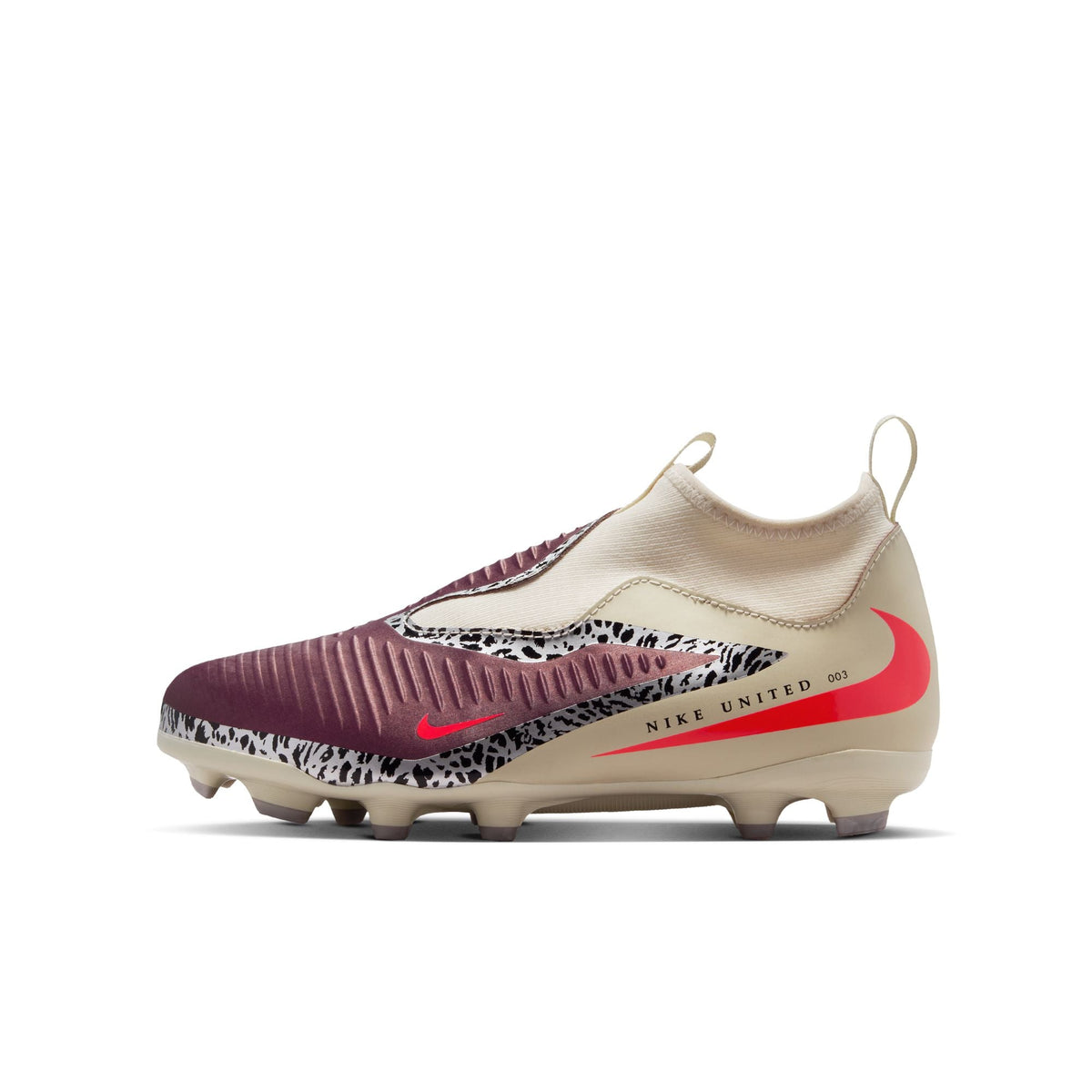 Nike United Jr. Phantom 6 High Academy Big Kids' Multi-Ground Soccer Cleats product image 1, provided for visual reference