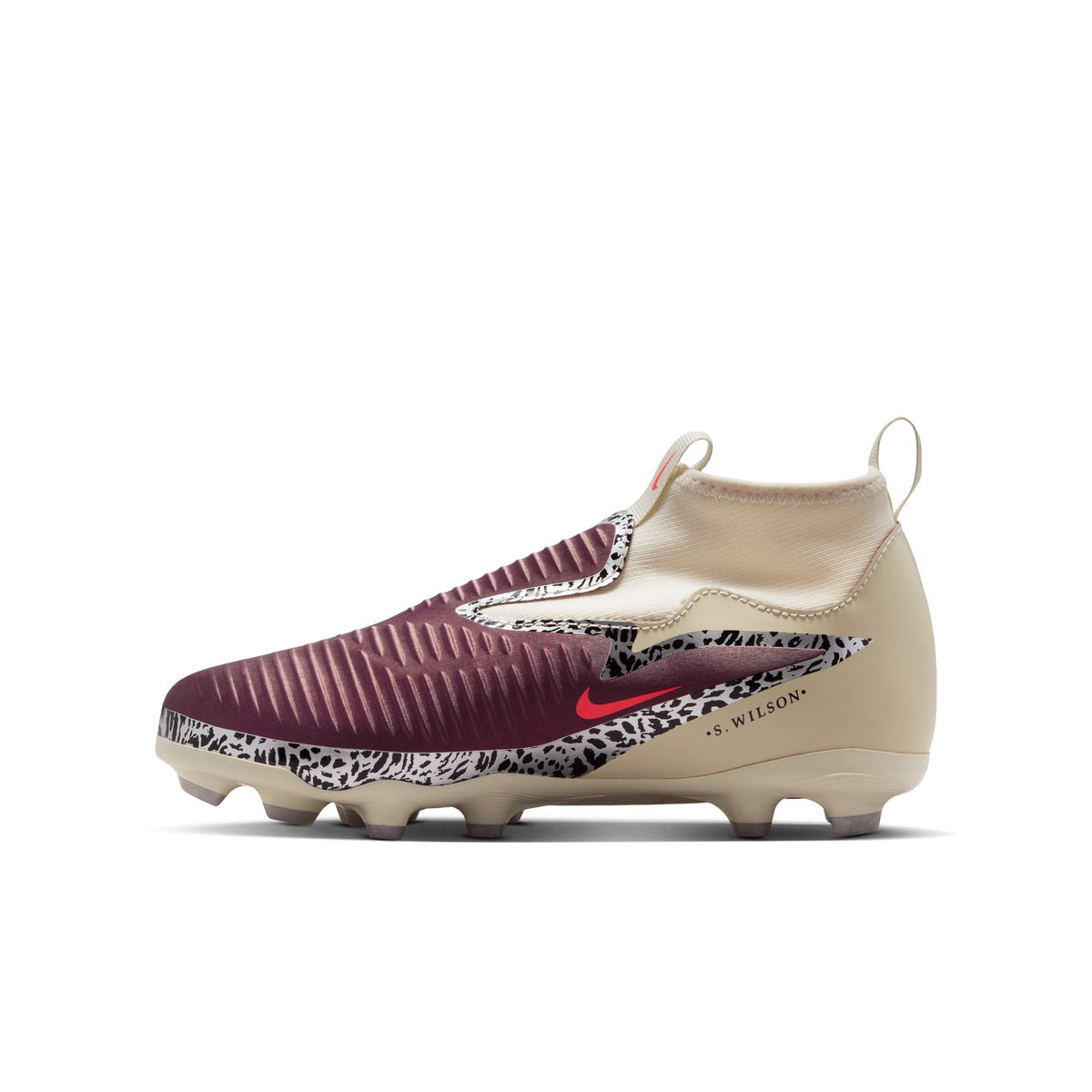 Nike United Jr. Phantom 6 High Academy Big Kids' Multi-Ground Soccer Cleats product image 2, provided for visual reference
