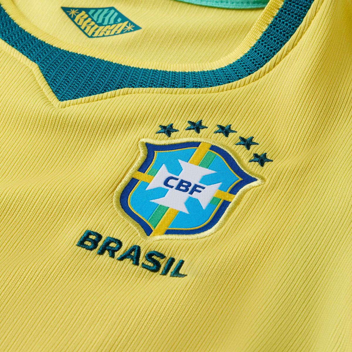 Nike Brazil 2026 Stadium Home Little Kids' Nike Soccer Replica 3-Piece Kit product image 7, provided for visual reference