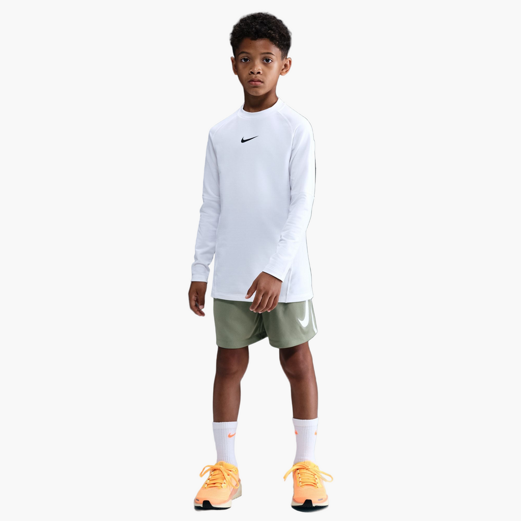 Nike Pro Big Kids' (Boys') Dri-FIT Long-Sleeve Crewneck Top product image 7, provided for visual reference and product
