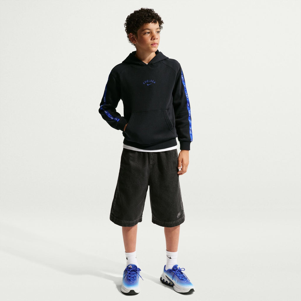 Nike Chelsea FC City Side Big Kids' Soccer Fleece Hoody product image 7, provided for visual reference and product detail
