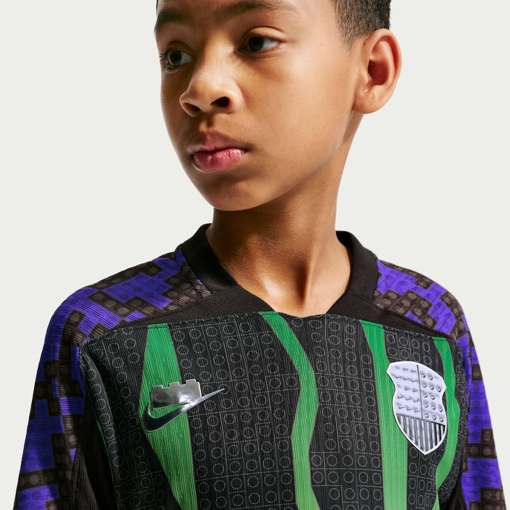 Nike Strike x LEGO® Collection Big Kids' Soccer Jersey product image 7, provided for visual reference and product detail