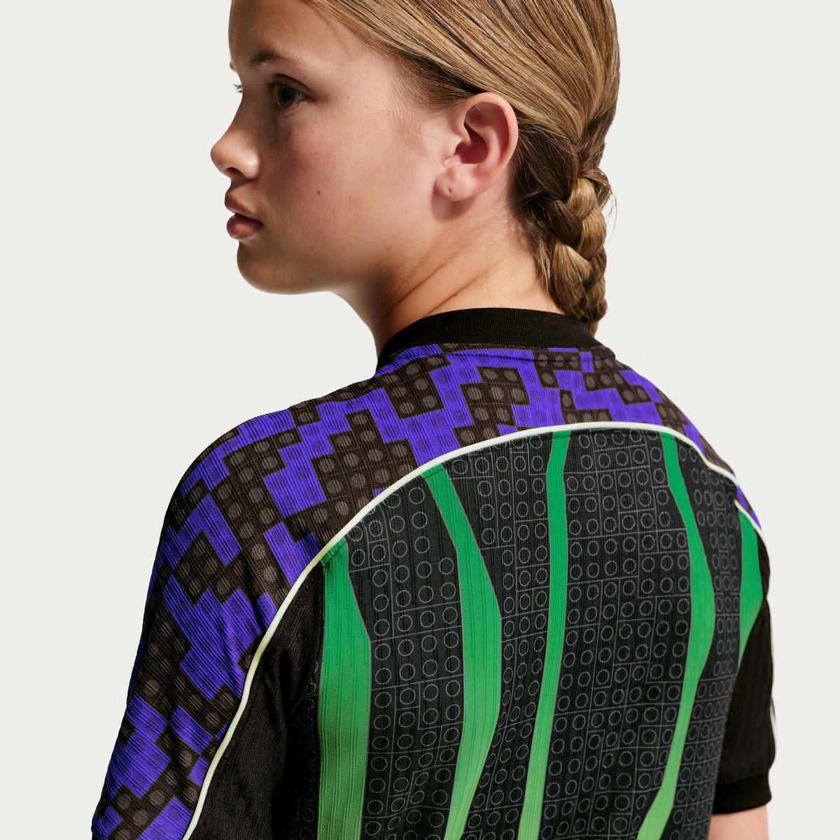 Nike Strike x LEGO® Collection Big Kids' Soccer Jersey product image 4, provided for visual reference and product detail