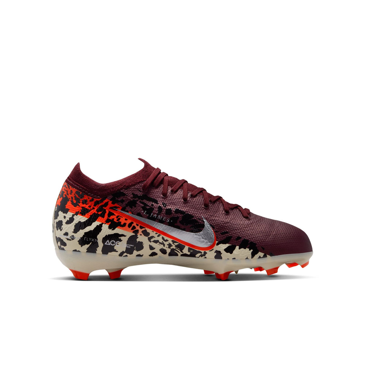 Nike United Jr. Mercurial Vapor 16 Pro Big Kids' Firm-Ground Low-Top Soccer Cleats product image 4, provided for visual