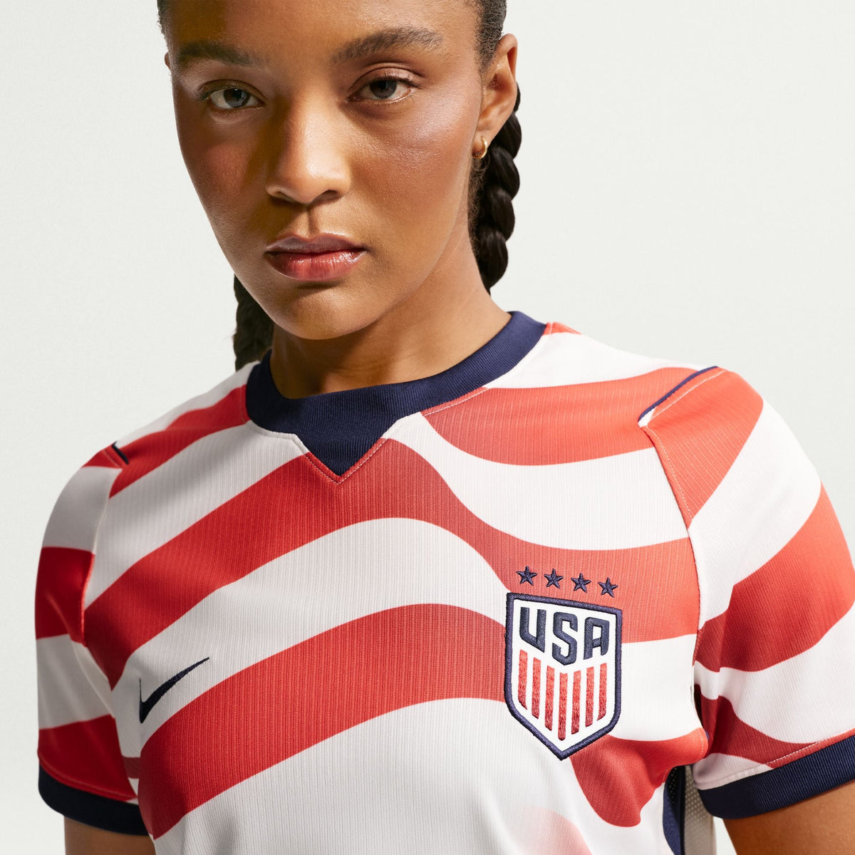 Nike USA USWNT 2026 Stadium Home Women Nike Dri-FIT Soccer Replica Jersey product image 3, provided for visual reference and