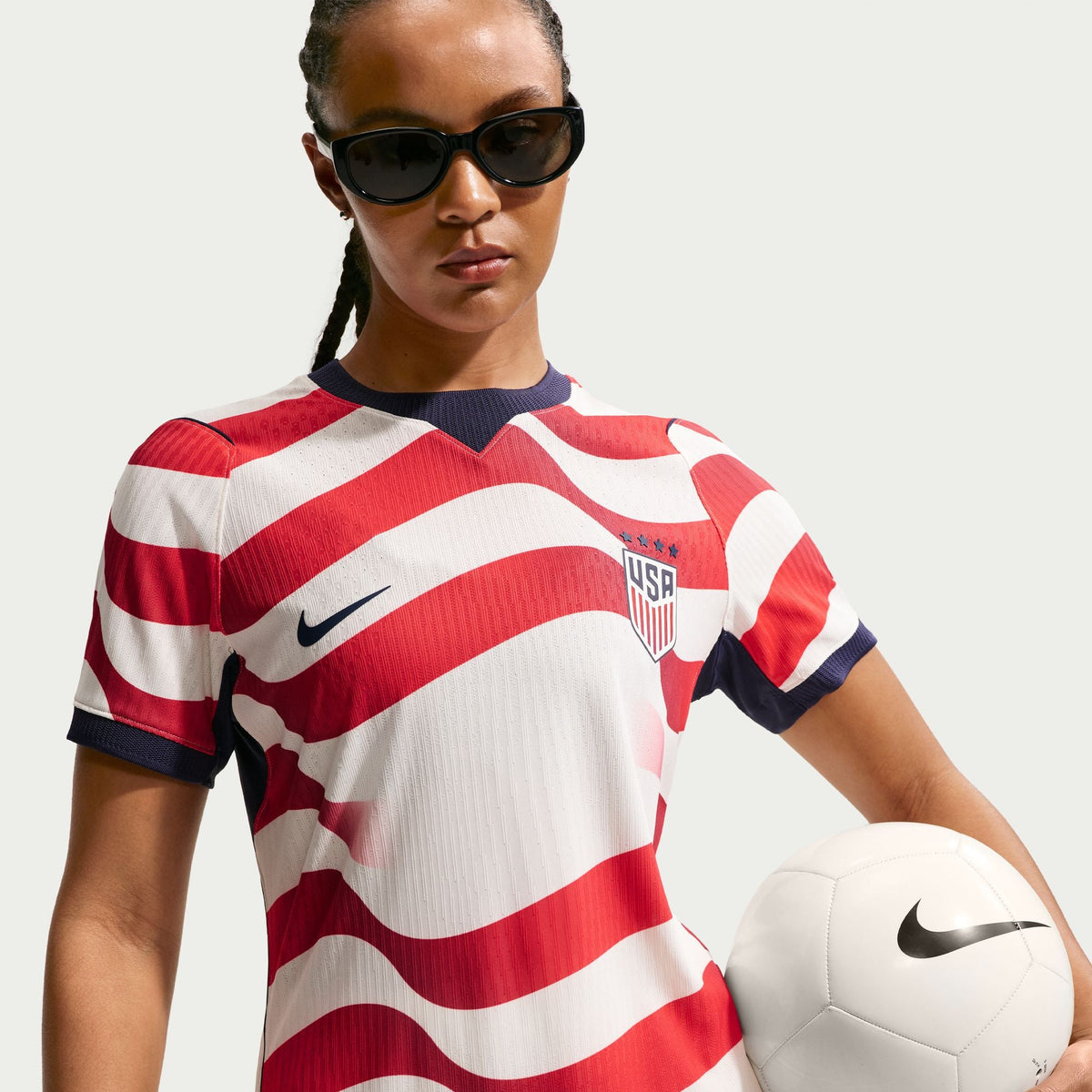 Nike USWNT 2026 Match Home Women Nike Aero-FIT Soccer Authentic Jersey product image 6, provided for visual reference and