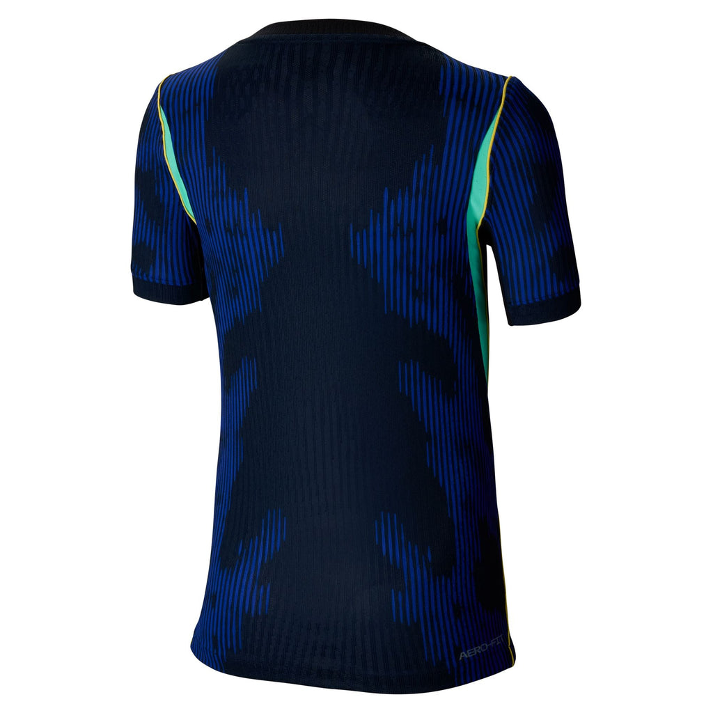 Nike Brazil 2026 Match Away Big Kids' Jordan Aero-FIT Soccer Authentic Jersey product image 4, provided for visual reference