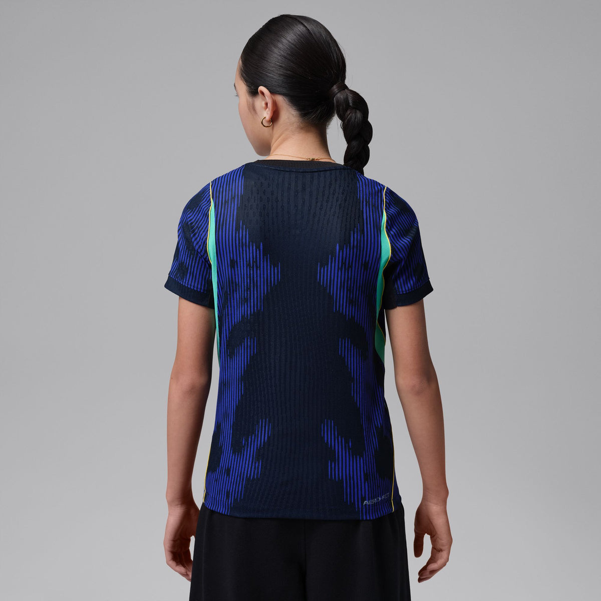 Nike Brazil 2026 Match Away Big Kids' Jordan Aero-FIT Soccer Authentic Jersey product image 2, provided for visual reference