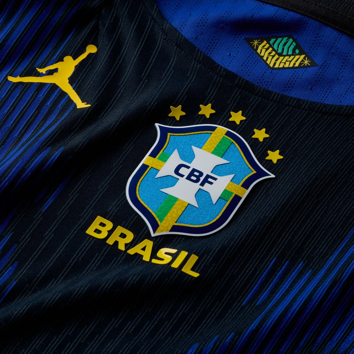 Nike Brazil 2026 Match Away Big Kids' Jordan Aero-FIT Soccer Authentic Jersey product image 6, provided for visual reference