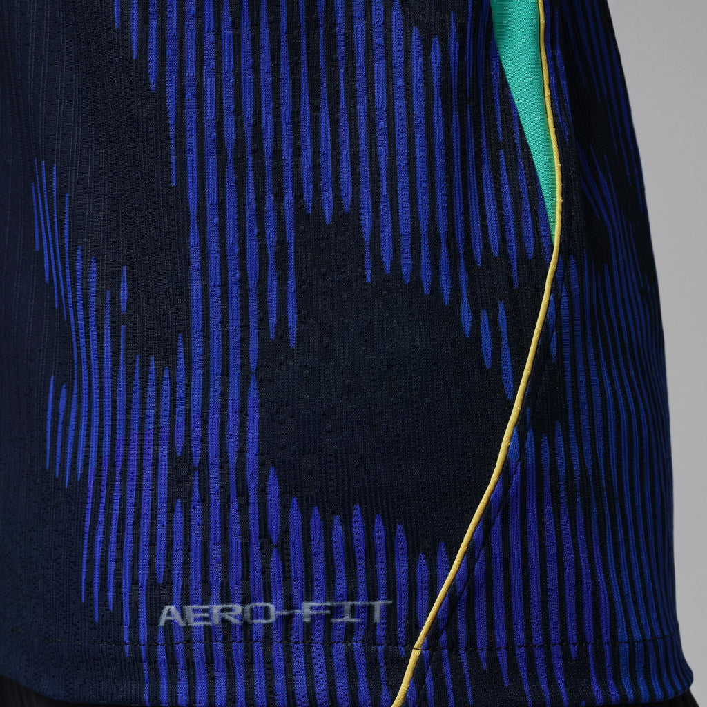 Nike Brazil 2026 Match Away Big Kids' Jordan Aero-FIT Soccer Authentic Jersey product image 10, provided for visual