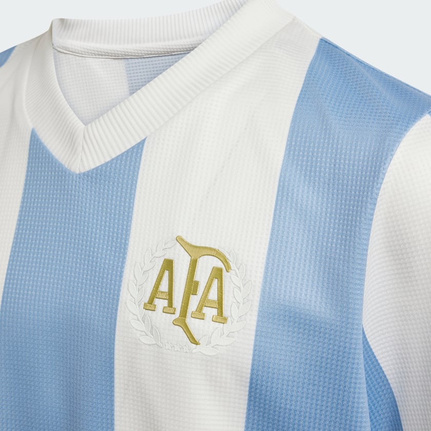 adidas Argentina Anniversary Jersey Kids product image 3, provided for visual reference and product detail review