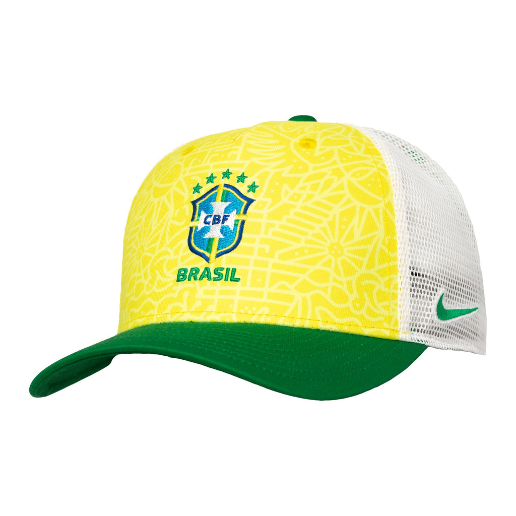 Nike Brazil Printed Trucker Cap product image 1, provided for visual reference and product detail review