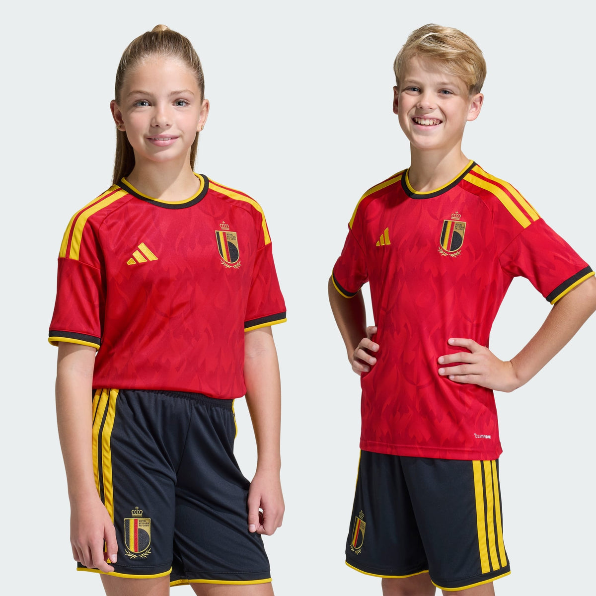 adidas Belgium 26 Home Kids Jersey product image 1, provided for visual reference and product detail review