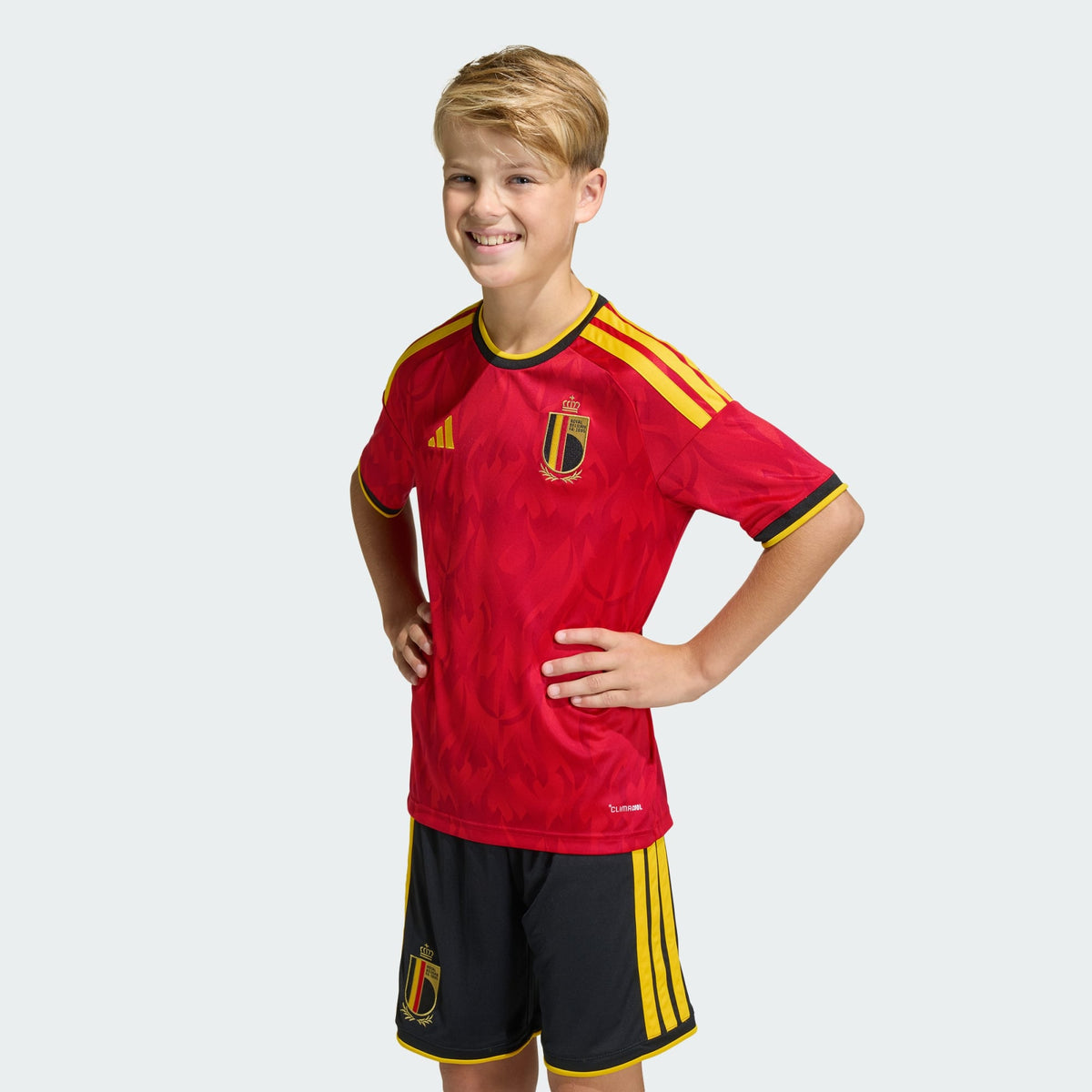 adidas Belgium 26 Home Kids Jersey product image 3, provided for visual reference and product detail review
