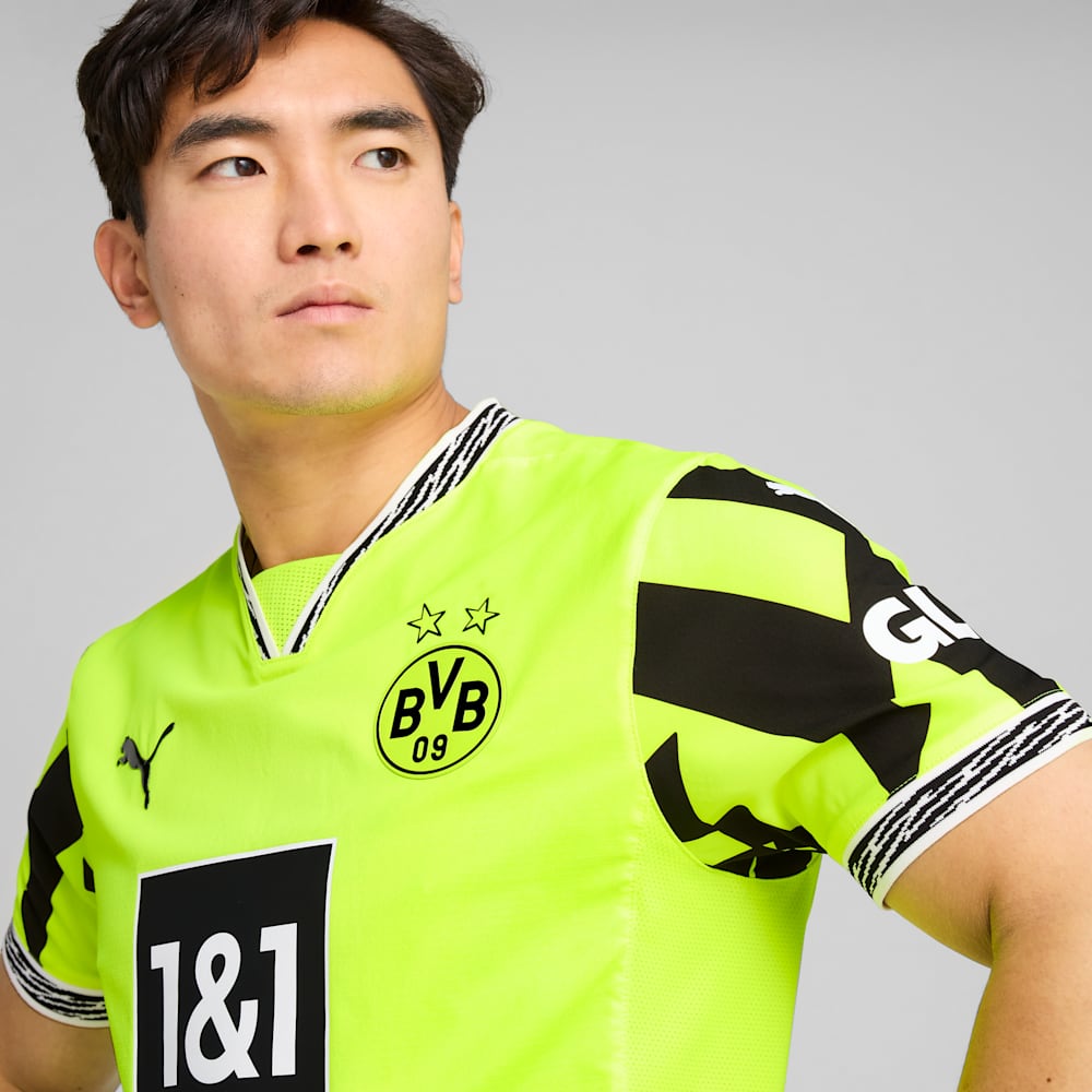 Puma Borussia Dortmund Authentic Anniversary Neon Jersey product image 2, provided for visual reference and product detail