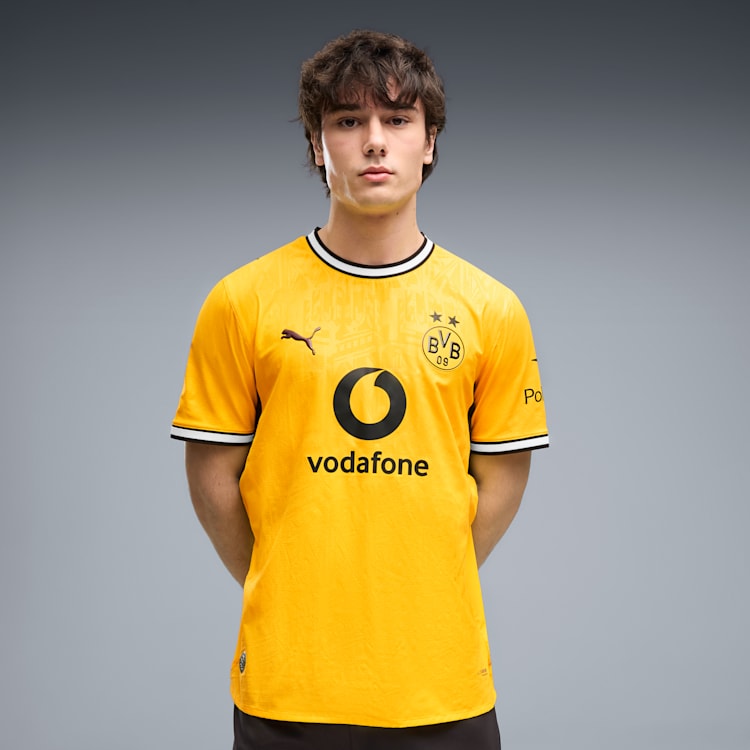 PUMA Borussia Dortmund Home Authentic Men Soccer Jersey product image 1, provided for visual reference and product detail