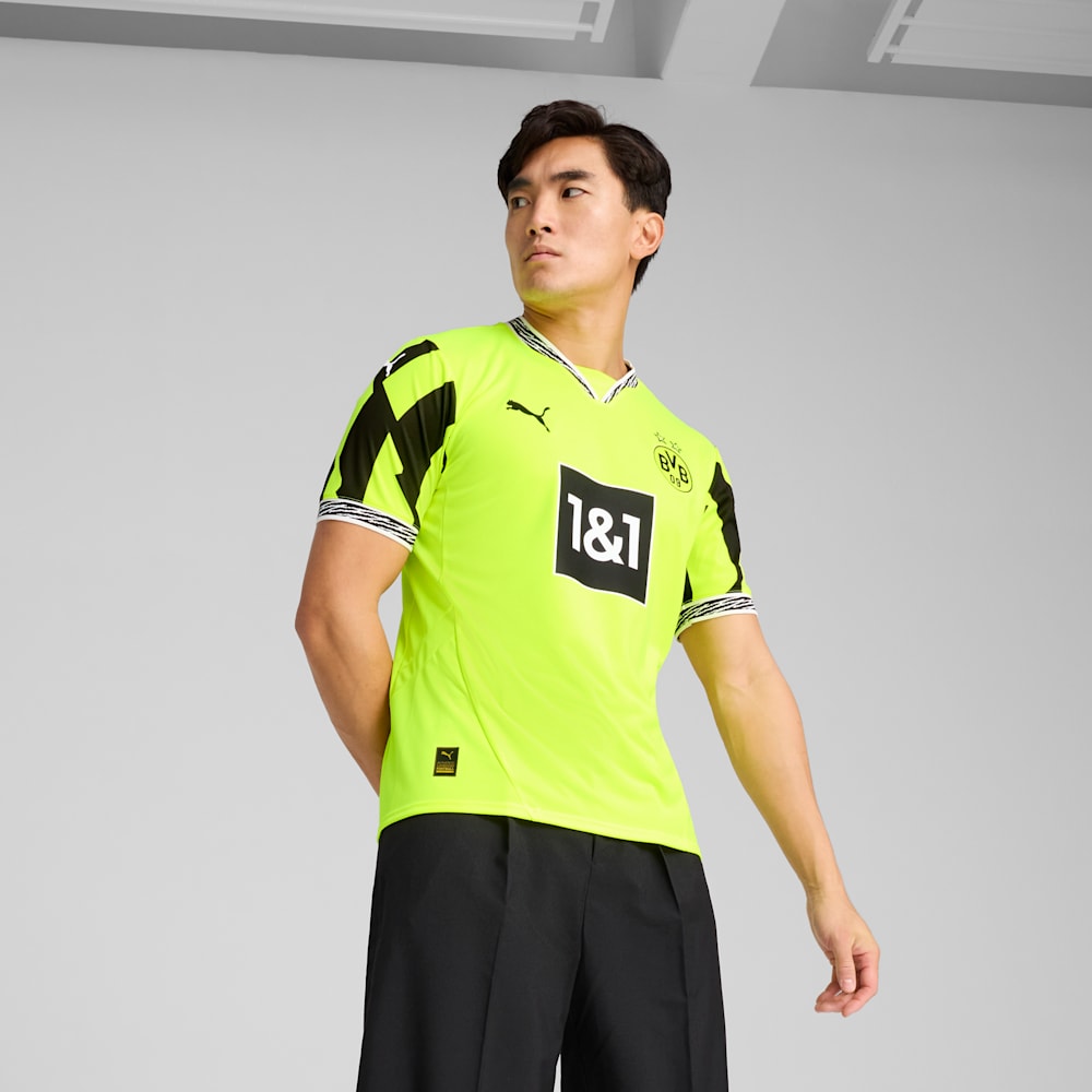 Puma Borussia Dortmund Anniversary Neon Jersey product image 1, provided for visual reference and product detail review