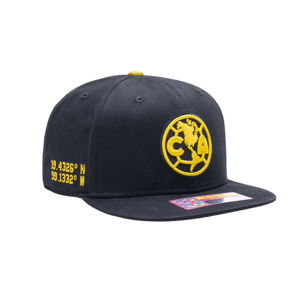 Fan Ink Club America Locale Snapback Hat product image 3, provided for visual reference and product detail review