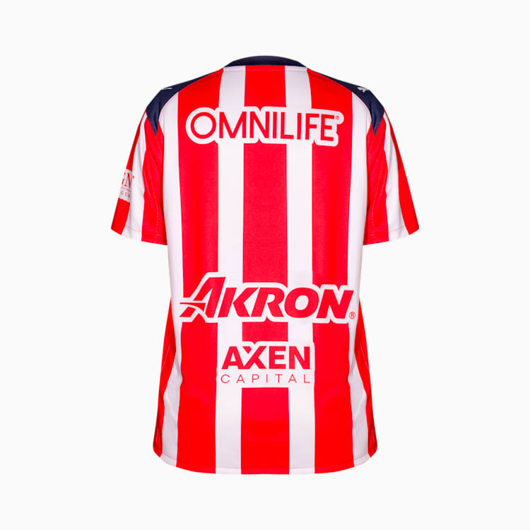 Puma Chivas 25/26 Home Replica Big Kids' Soccer Jersey product image 2, provided for visual reference and product detail