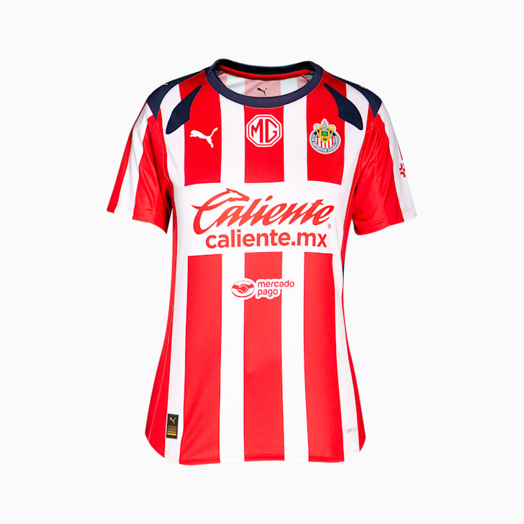 Puma Chivas 25/26 Home Replica Women Soccer Jersey product image 1, provided for visual reference and product detail review