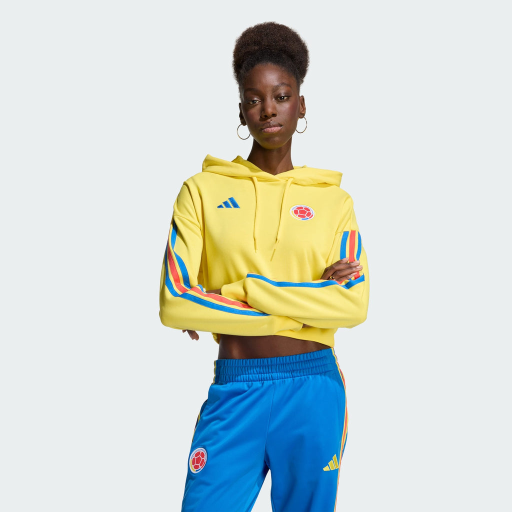 adidas Colombia DNA Women Hoodie product image 1, provided for visual reference and product detail review
