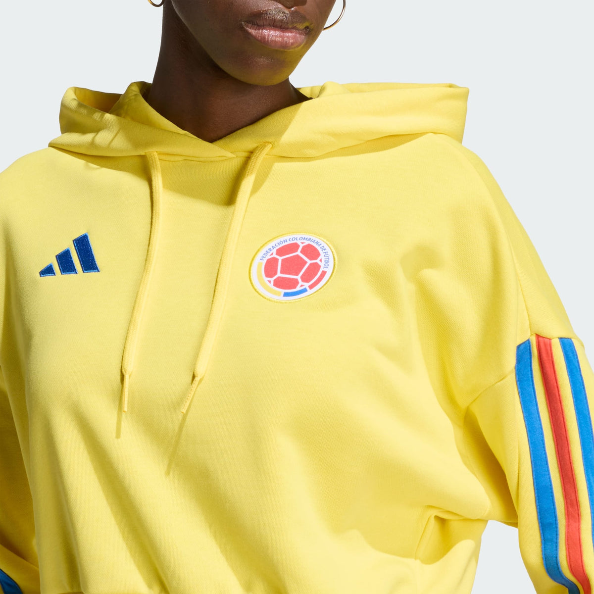 adidas Colombia DNA Women Hoodie product image 7, provided for visual reference and product detail review