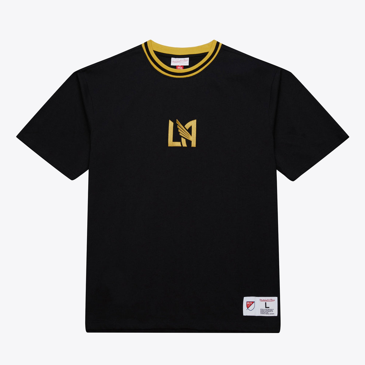 Mitchell and Ness LAFC Playmaker T-Shirt product image 1, provided for visual reference and product detail review