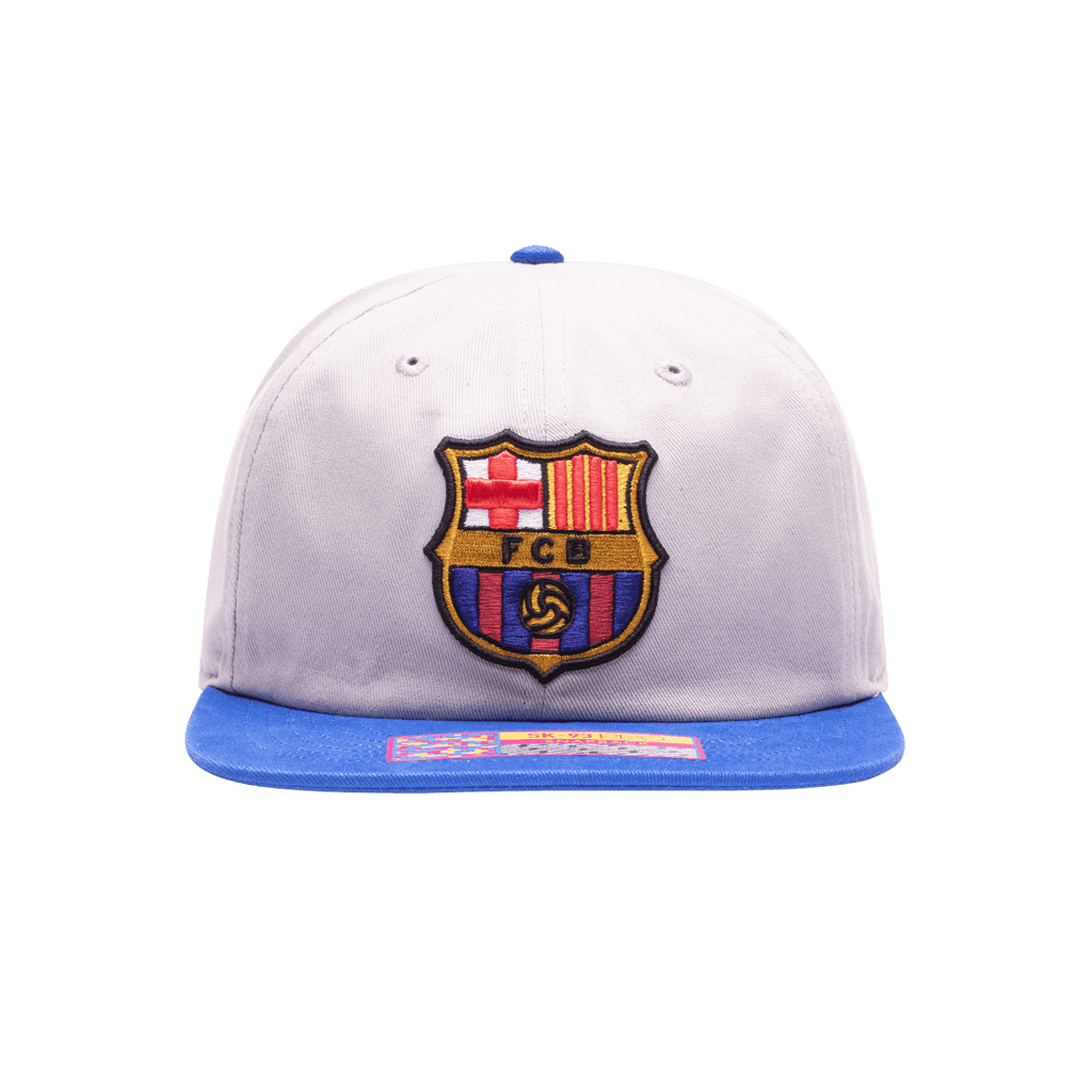 Fan Ink FC BARCELONA SWINGMAN Snapback HAT product image 1, provided for visual reference and product detail review