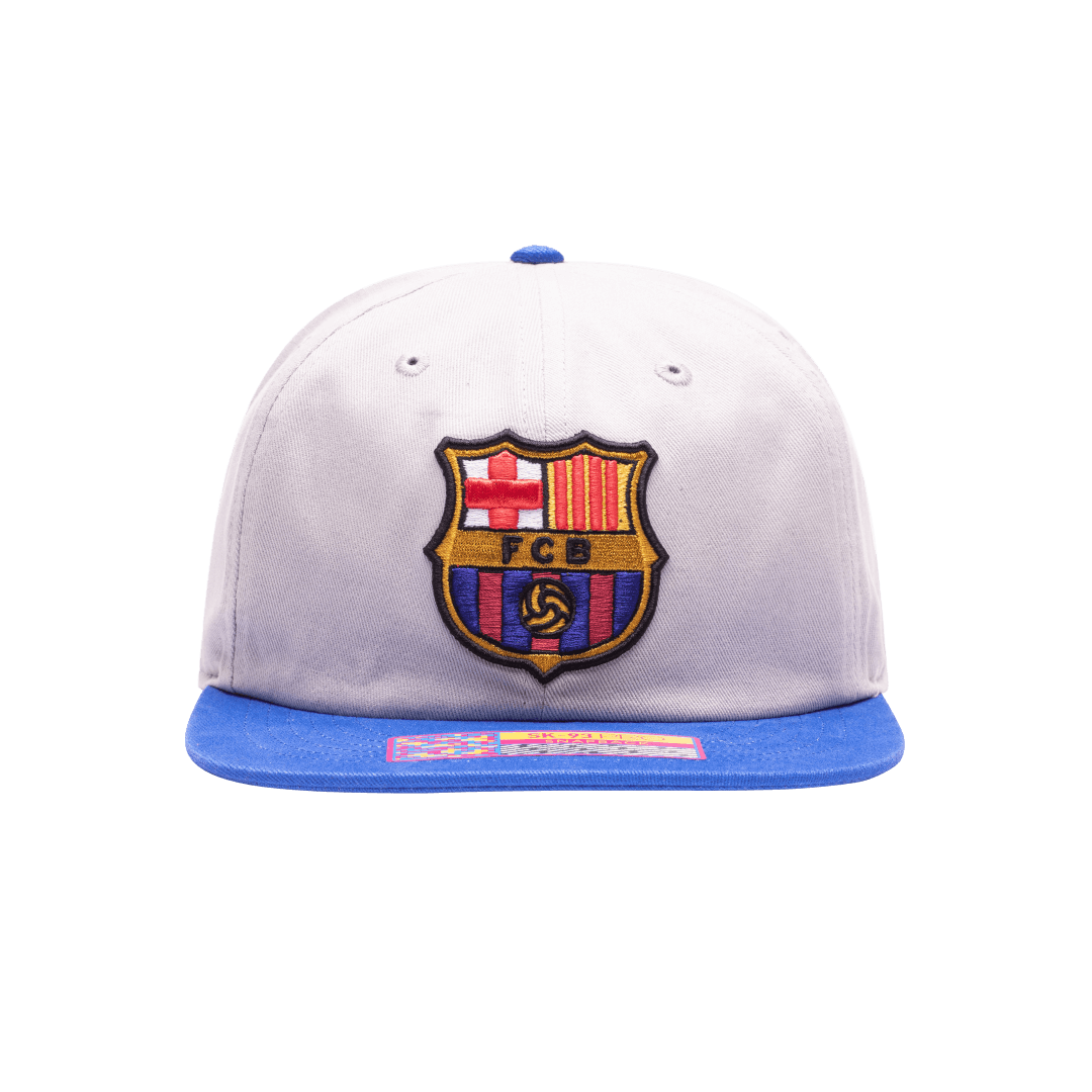 Fan Ink FC BARCELONA SWINGMAN Snapback HAT product image 1, provided for visual reference and product detail review