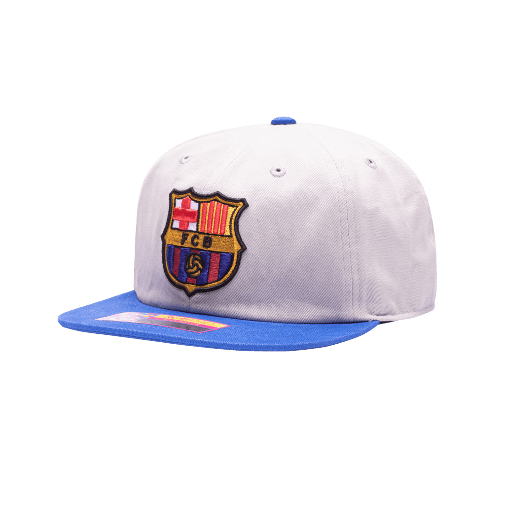 Fan Ink FC BARCELONA SWINGMAN Snapback HAT product image 2, provided for visual reference and product detail review