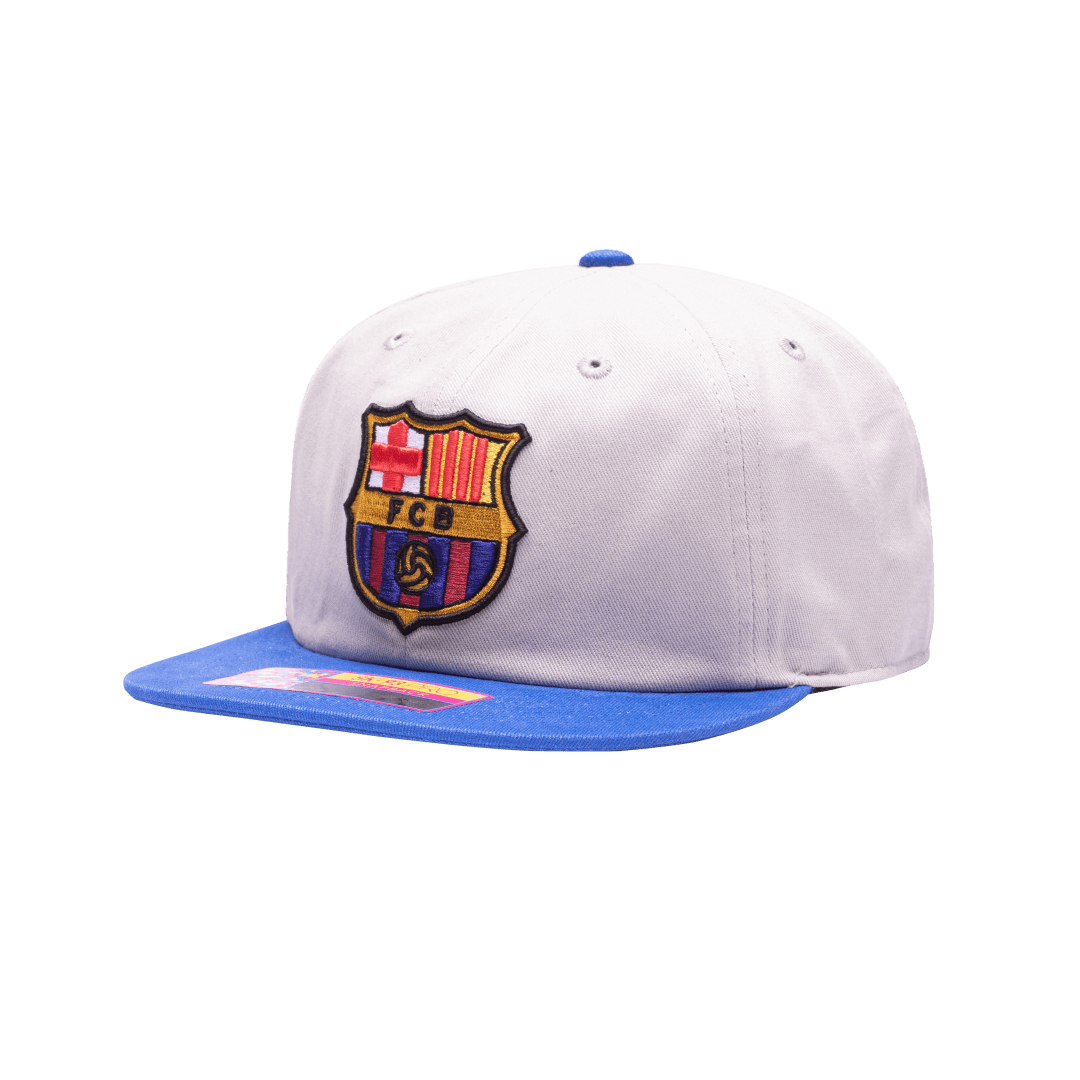Fan Ink FC BARCELONA SWINGMAN Snapback HAT product image 2, provided for visual reference and product detail review